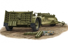 AB3551 Прицеп с амуницией 25dr.ammo set & 27 Limber w/Canvas cover (Bronco Models) 1/35