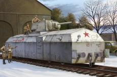 Броневагон Soviet Armoured Train (Hobby Boss) 1/72
