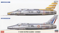 North American F-100D Super Sabre Combo (2 x kits) (HASEGAWA) 1/72
