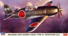 Mitsubishi J2M3 Raiden (JACK) TYPE 21 TATSUMAKI Unit (HASEGAWA) 1/48
