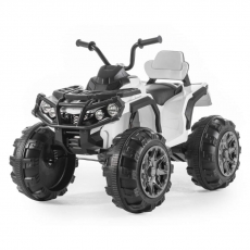 Детский квадроцикл Grizzly ATV White 12V с пультом управления 2.4G - BDM0906-W