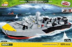 Конструктор COBI Patrol Torpedo Boat PT-305 (Патрульный торпедный катер PT-305)