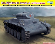 Pz.Kpfw.II Ausf.A с интерьером, масштаб 1:35
