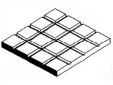 Квадратная плитка 3,2х3,2 мм, лист 15х30 см