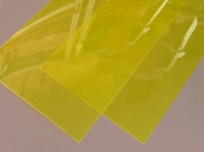 Листовой пластик Evergreen полупрозрачный желтый, 0,25 мм, 2 лист/уп, 15х30 см. EVG9904