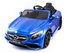 Детский электромобиль Mercedes Benz S63 LUXURY 2.4G - Blue - HL169-LUX