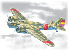 SB 2M-100, бомбардировщик ВВС Испании, масштаб 1:72