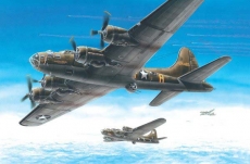 Бомбардировщик Б-17 «Летающая крепость», масштаб 1:72
