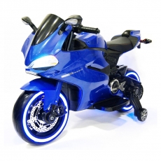 Детский электромобиль-мотоцикл Ducati Blue - SX1628-G