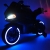 Детский электромобиль-мотоцикл Ducati Blue - SX1628-G