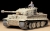 Тяжелый Tiger I Ausf.E mid production 1943 г. c 1 фигурой командира, масштаб 1:35