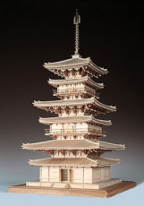 3-х Ярусная Пагода Yakushiji масштаб 1:75
