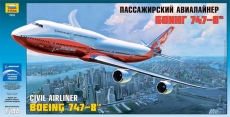 Боинг 747-8, масштаб 1:144