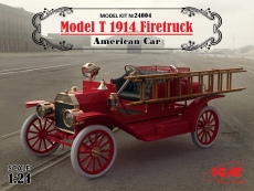 24004 Автомобиль Американский пожарный Mod T 1914 Firetruck (ICM) 1/24