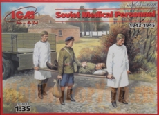 35551 Советский медицинский персонал (1943-1945 гг.) 3 фигуры (ICM) 1/35