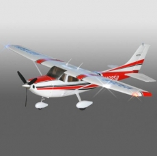 500 Class Cessna-182 Red
