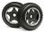 Колеса в сборе передние для Багги масштаба 1:5 (шины Dirt Buster RIB/черные диски) 2шт