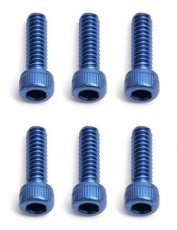 FT 4-40 X 3/8 SHC Screw, blue aluminum