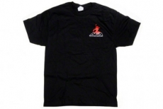 Черная футболка с рисунком AKA (M)