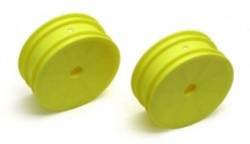 Диски передние багги 1/10 (B4) желтые (2шт)