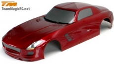 Окрашенный кузов SLS 190мм с обвесом для шоссейных моделей масштаба 1:10 (Красный)