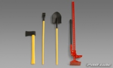 Набор инструмента трофи (домкрат, лопата, топор, ледокол)