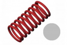 Пружина амортизатора металлическая (красная) (коэф. жестк. 4,9) 2шт