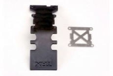 Пластина защиты заднего дифференциала (черный) для автомоделей Traxxas Maxx