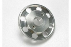 Маховик для двухкулачкового сцепления (silver anodized) для микро ДВС для автомоделей Traxxas 1:10