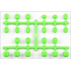 Набор втулок осей рычагов подвески (зелёные) для багги Kyosho Inferno MP9 масштаба 1:8