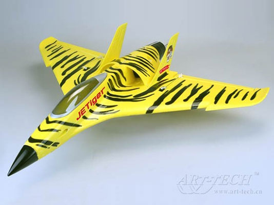 Профессиональный радиоуправляемый самолет Art-Tech Jetiger 2.4G