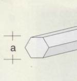 0772662 Профиль прут шестиугольный 3 мм