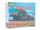 Сборная модель AVD Седельный тягач МАЗ-537, 1/43