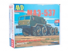 Сборная модель AVD Седельный тягач МАЗ-537, 1/43