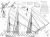 Чертеж корабля HMS Victory