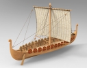 Сборная модель Драккар - корабль викингов, масштаб 1:48