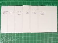 Белый полистирол 1 мм, лист 185х250 мм, 2 шт/упак