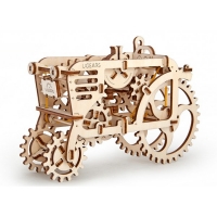 Самоходная деревянная механическая модель UGEARS "Трактор"