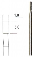 Бор цилиндрический 1,8 мм с алмазным напылением
