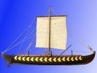Viking Ship GOKSTAD, IX век масштаб 1:35