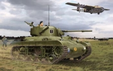 СВ35161 Танк M22 Locust (T9E1) Airborne tank (British version) (Bronco Models) 1/35