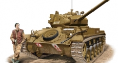 Танк М-24 Chaffee" British Version (Bronco Models) 1/35 hfy74975