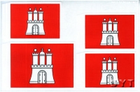 Набор флагов Гамбурга Xvii века