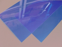 Листовой пластик Evergreen полупрозрачный синий, 0,25 мм, 2 лист/уп, 15х30 см EVG9902