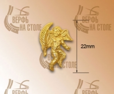 Декоративный элемент, ангел, 22 мм, металл