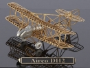 Одноместный Биплан Airco DH2 масштаб 1:160
