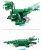 Конструктор CaDA динозавр/крокодил (450 деталей)