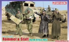 Эрвин Роммель и штабные офицеры, Северная Африка, 1942 год, масштаб 1:35