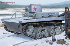 Soviet T-37TU Command Tank, масштаб 1:35
