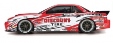 HPI Nitro 3 Drift Discount Tire/nissan S-13 1/10